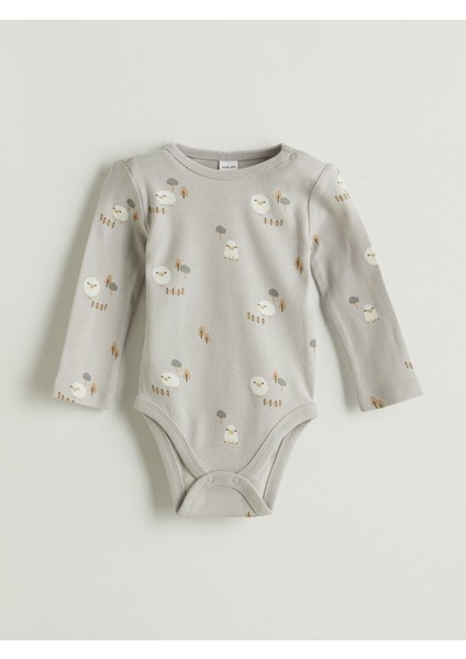 Yeni Sezon Bisiklet Yaka Erkek Bebek Çıtçıtlı Bodysuit