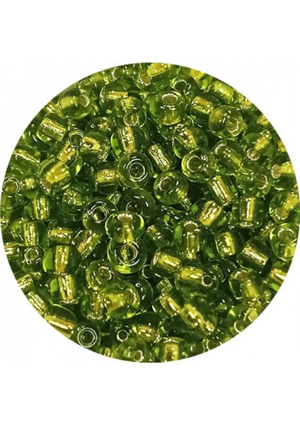 Dökme Cam Kum Boncuk (8/0) 3 mm - 60 Gram - Şeffaf Yeşil - BNC208 fiyatları