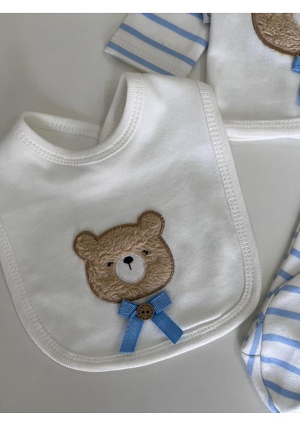 %100 Pamuk Yenidoğan Erkek Bebek 5 Parça Hastane Çıkış Seti fırsatları