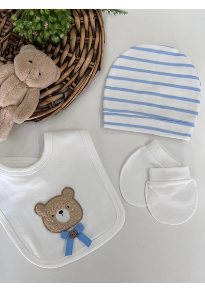 %100 Pamuk Yenidoğan Erkek Bebek 5 Parça Hastane Çıkış Seti indirimleri