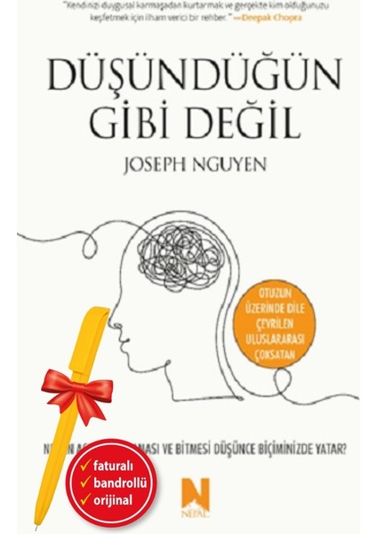 Alfa Kalem+ Düşündüğün Gibi Değil (Joseph Nguyen) Yeni Nepal Kitap