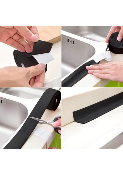 Siyah Su Sızdırmaz Geçirmez Lavabo Küvet Duş Kenar Bandı fiyatları