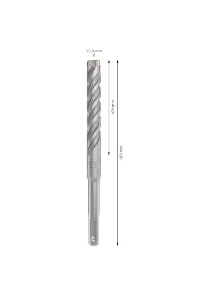 1x Pro Sds -5x Kırıcı Delici Delme Ucu (Donatılı,, Ø 13,00 Mm, Professional Aksesuar Kırıcı Delici) fiyatları
