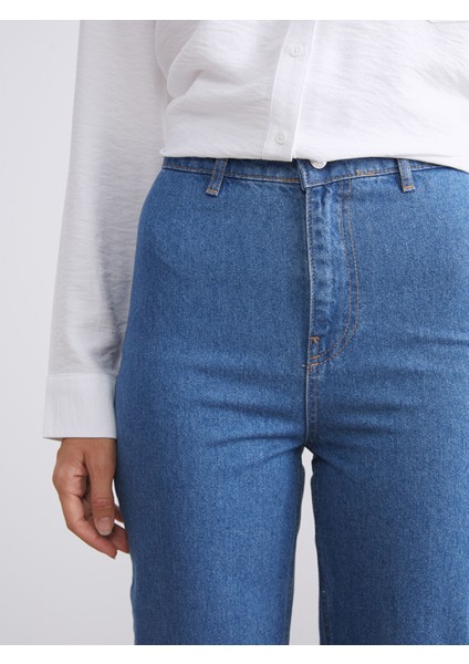 Yeni Sezon Straight Fit Kadın Jean Pantolon modelleri