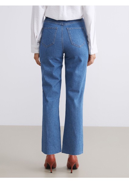 Yeni Sezon Straight Fit Kadın Jean Pantolon fırsatları