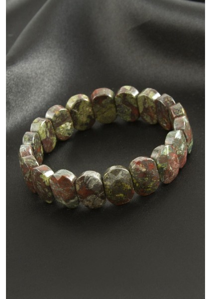 Oval Kesim Akik Doğaltaşlı Bileklik