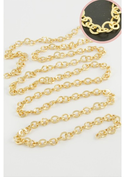 6 mm Noktalı Halka Zincir 1 Metre