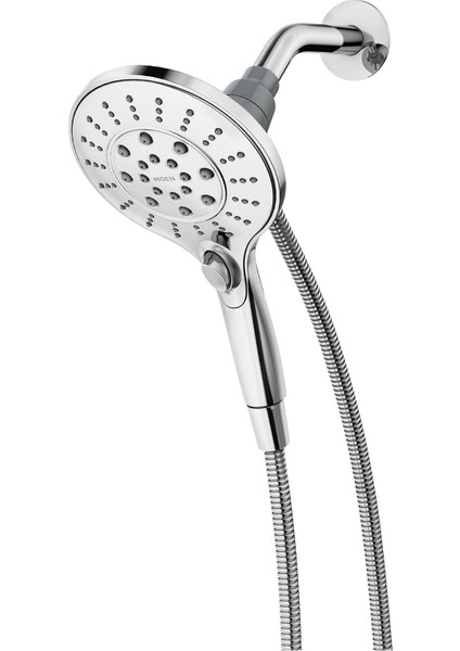 26112 Engage Magnetix Altı Işlevli 5,5 Inç Manyetik Yerleştirme Sistemli El Duş Başlığı, Krom, 1 Adet