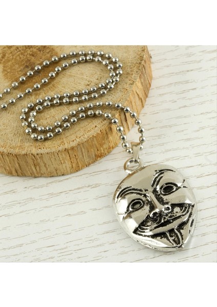 Maske Metal Kolye