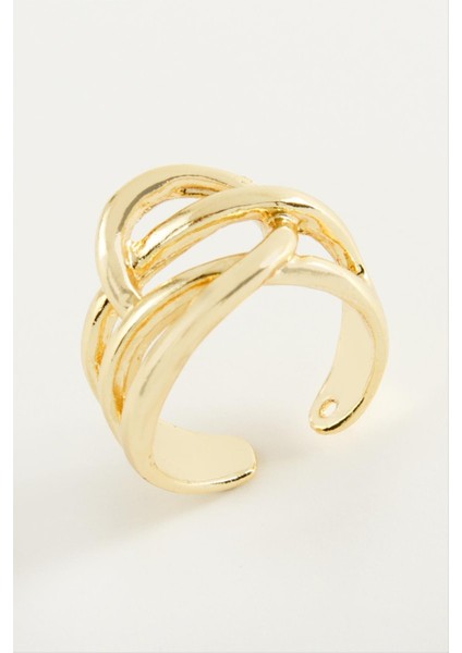 Oval Metal Yüzük