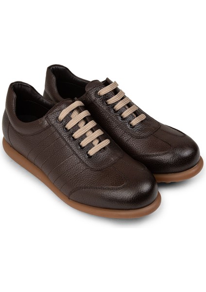 Erkek Hakiki Deri Kahverengi Günlük Ayakkabı - 01826MKHVC32 fırsatları