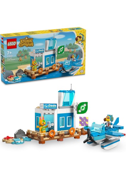 Dodo Airlines ile Uçun 77051-7 Yaş ve Üzeri Çocuklar Için Uçak Içeren Oyuncak Havaalanı Yapım Seti (292 Parça)