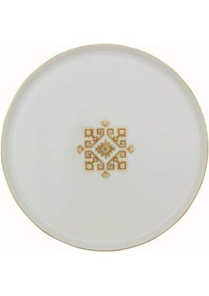 Arabesque Desen Düz Tabak 21CM