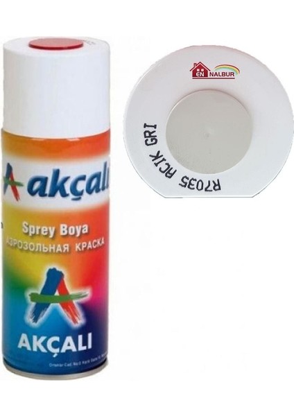 Akçalı Sprey Boya 400 ml 7035 Açık Gri