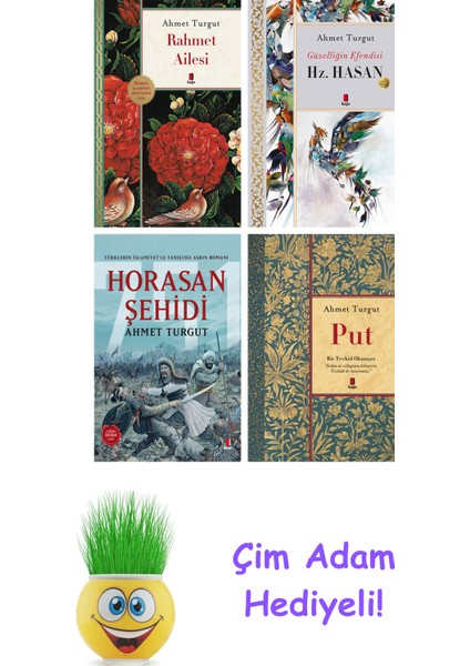 Ahmet Turgut 4 Kitap Seti + Çim Adam Hediye