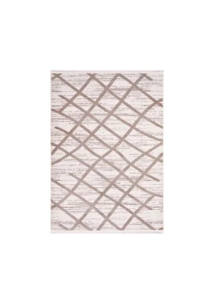 Pieve Modern Bej Soft Yumuşak Polyamid Makine Halısı