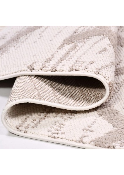 Pieve Modern Bej Soft Yumuşak Polyamid Makine Halısı fırsatları