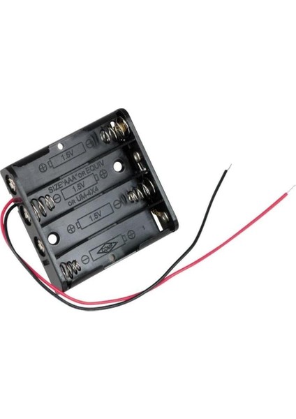 4&apos;lü Aaa Küçük Pil Için Pil Yuvası