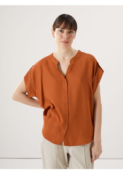 Yeni Sezon Kaçık Yaka Oversize Kadın Bluz