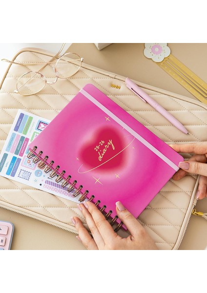 A5 Spiralli 16 Aylık Akademik Ajanda -