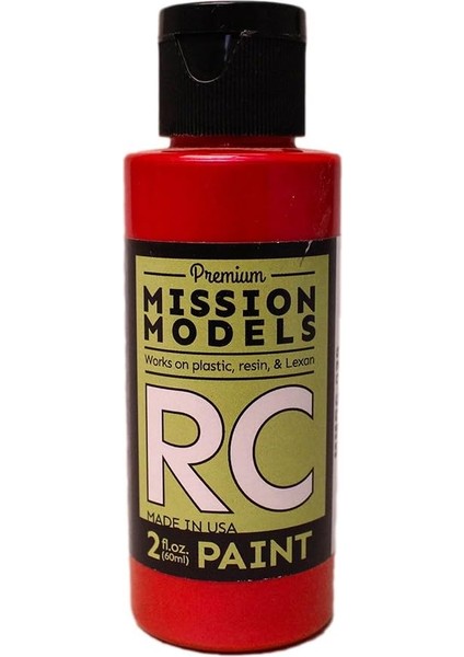 Models MMRC-029 Su Bazlı Rc, 2 Oz Şişe, Yanardöner Kırmızı
