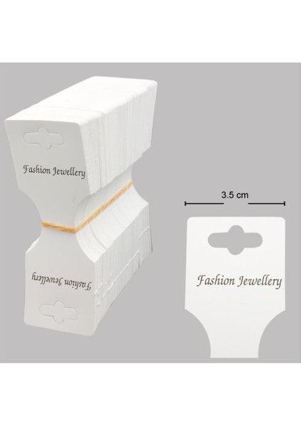 Oval Kesim Kolye Kartı