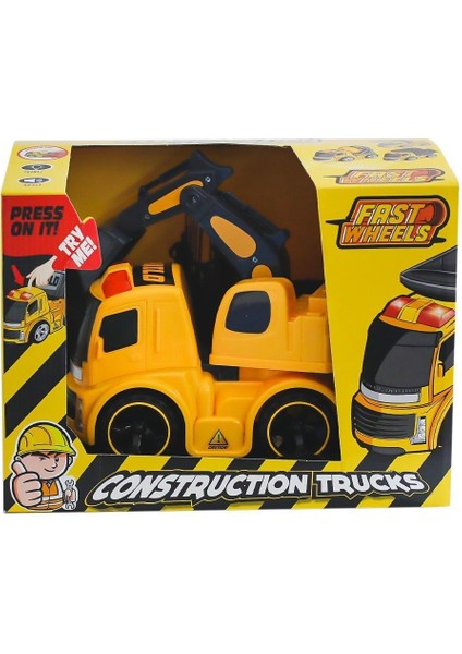 ER-241 Fast Wheels Inşaat Araçları Kepçeli Kamyon -Erdem Oyuncak