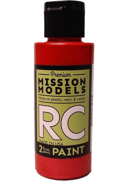 Models MMRC-023 Su Bazlı Rc, 2 Oz Şişe, Kırmızısı