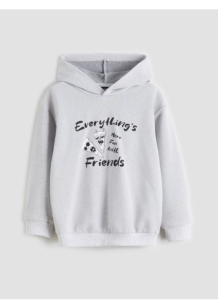 Yeni Sezon Kapüşonlu Erkek Çocuk Sweatshirt