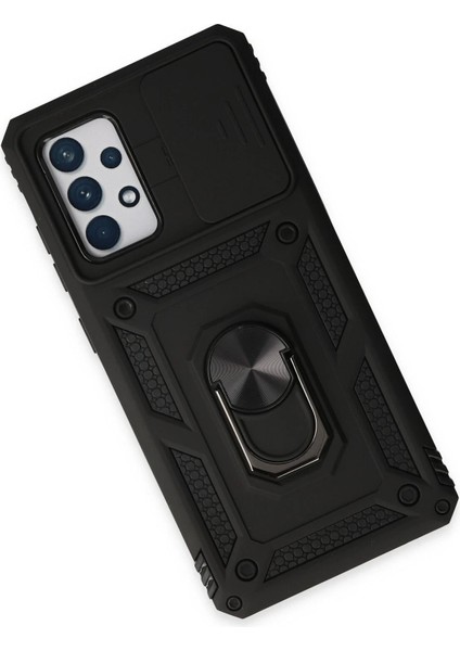 Samsung Galaxy A72 Kılıf Pars Lens Yüzüklü Silikon - Siyah - MKR022870-7538 modelleri