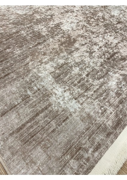 Bej Kaymaz Taban Saçaklı Koridor Yolluk Halı, Şık ve Dayanıklı Ev Dekorasyonu modelleri