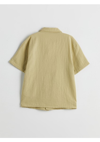 Yeni Sezon Basic Kısa Kollu Erkek Çocuk Gömlek fiyatları