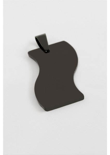 Bayrak Isim Yazılabilir Çelik Kolye Ucu 3 cm