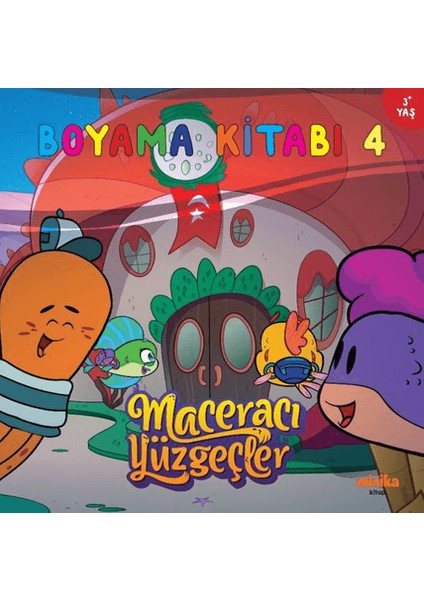 Maceracı Yüzgeçler Boyama Kitabı 4