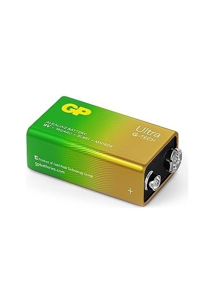 Batteries G-Tech Ultra Alkalin 9V - 6LR61 Boy 9V Pil Tekli Kart modelleri