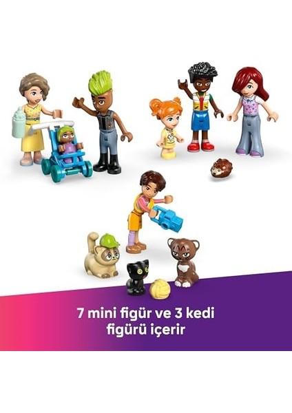 City Daireleri ve Mağazaları 42670-12 Yaş ve Üzeri Genç Kız ve Erkekler Için Mini Bebek Içeren Yaratıcı Oyuncak Yapım Seti, Doğum Günü Hediyesi (2040 Parça) modelleri