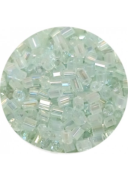 Kesme Cam Boncuk 2mm - 20 Gram - Şeffaf Beyaz -BNC320 fiyatları