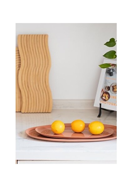 Cotta Limoges Oval Servis Terracota 43X22 cm modelleri