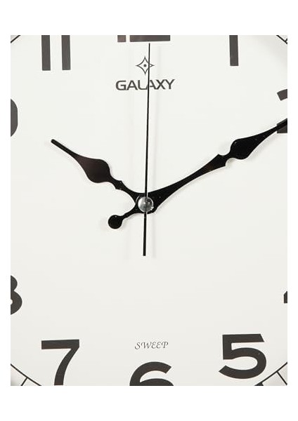 31 cm Dekoratif Gerçek Cam Sessiz Mekanizma Duvar Saati modelleri