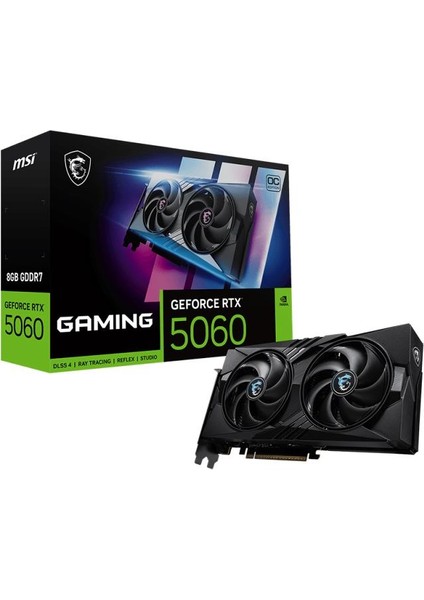 Msı Geforce RTX5060 8g Gamıng Oc 8gb Gddr7 128BIT 1xhdmı 3xdp Ekran Kartı