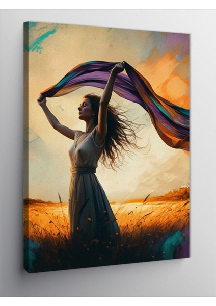 Kanvas Tablo Özgürlük Rüzgarı 70 x 100 CNVSDKEY-125187-70-100