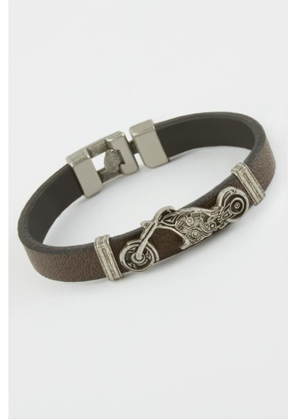 Motor Suni Deri Bileklik