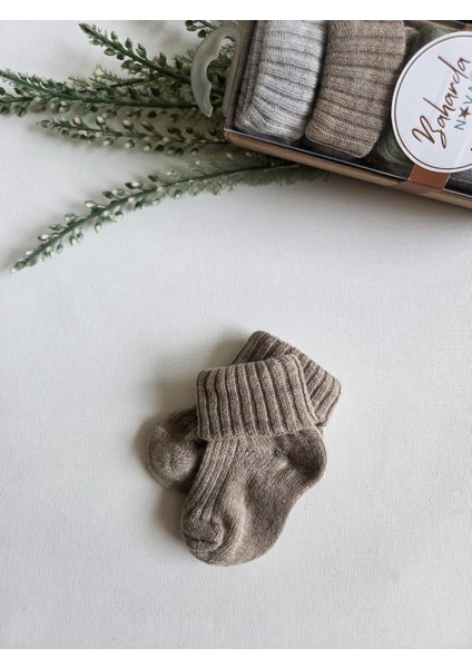 %100 Pamuk Bebek Soket Kutulu Çorap 5'li Set fiyatları