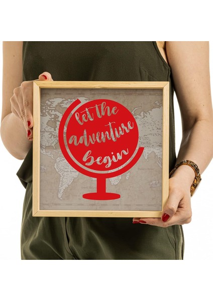 Başlasın Tasarımlı Ahşap Kumbara