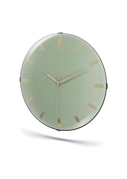 Exclucive Compass Serisi Klasik Kadranlı Ev ve Ofis Duvar Saati 35 cm Mint Yeşili modelleri