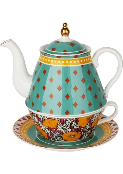 Art Eliana Tek Kişilik Demlik & Fincan Set