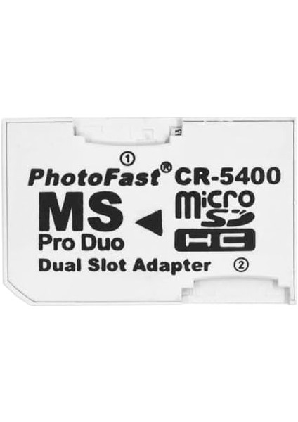 Mikro Sd Memory Stick Pro Duo Kart Okuyucu Psp ile Uyumlu Ms Pro Duo Kartı Çift Yuvalı Tf Bellek Mini Sd Kart Dönüştürücü Beyaz (Beyaz) modelleri