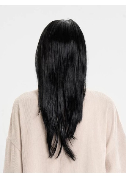 Siyah Renk Uzun Parti Peruğu (4172) fiyatları
