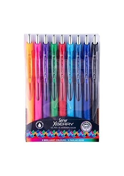 Xberry Jel Kalem 05MM Igne Uc 9 Lu Pet. modelleri