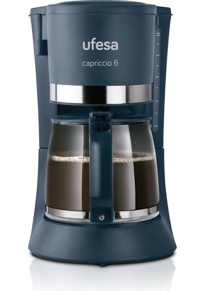 Filtre Kahve Makinesi CG7114, 6 Fincan, 600 W, 0.6 L, Kalıcı Filtre, Damlama Durdurma, Otomatik Kapanma, Siyah